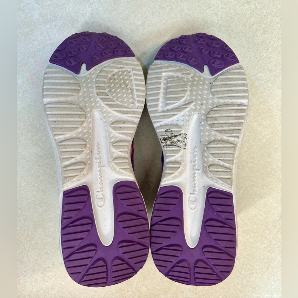 Champion Sneakers Shoes Women’s Kinna X Lo Violet Teal Tie-Dye Sz. 9w - Picture 7 of 9